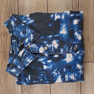 GRATEFUL DEAD Teton Gravity Research‎ Cotton Tie Dye XXL Mens Long Sleeve Shirt